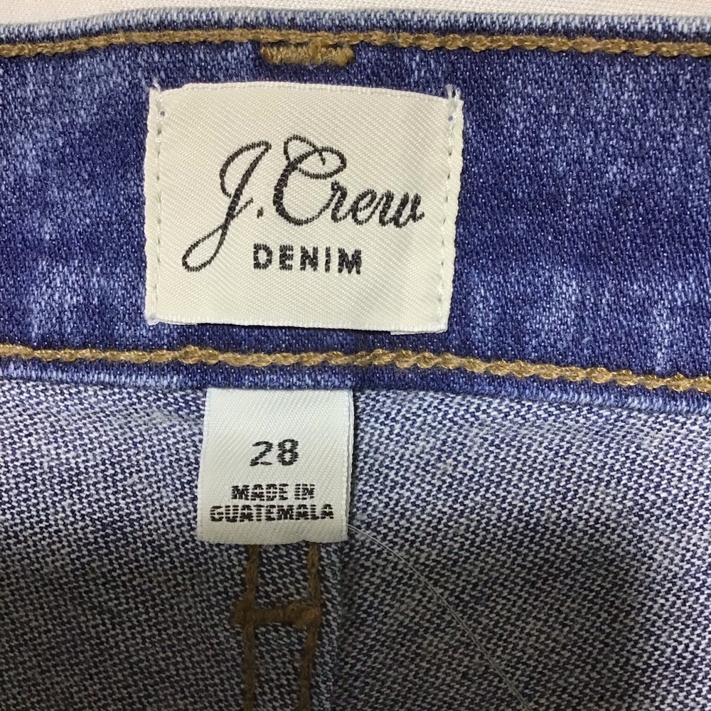 J. Crew Billie Demi Boot Crop Dark Blue Jeans - Picture 5 of 12